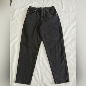 Levis Silvertab Black High-Waisted Jeans